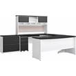 Altra Furniture Pursuit 3 Drawer File Cabinet in White and Gray