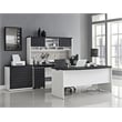 Altra Furniture Pursuit 3 Drawer File Cabinet in White and Gray