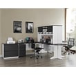 Altra Furniture Pursuit 3 Drawer File Cabinet in White and Gray