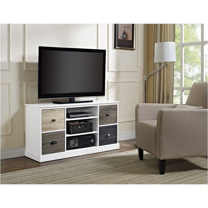 Altra Furniture Mercer TV Stand in White Cymax Business