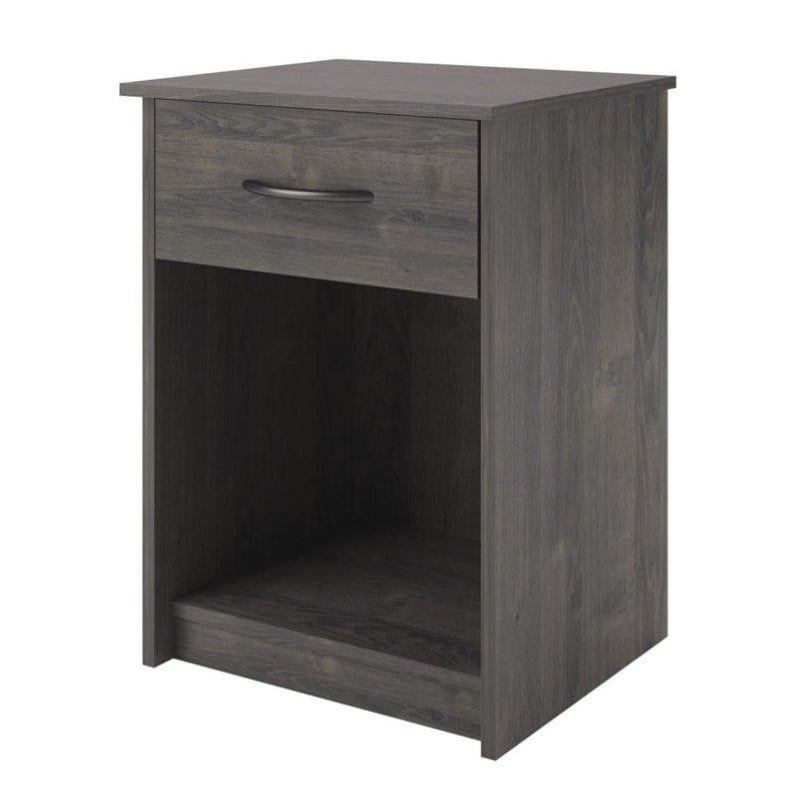 Ameriwood Home 1 Drawer Wood Nightstand In Rodeo Oak 5497213com