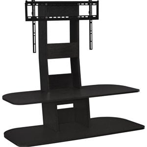 ameriwood home galaxy tv stand with mount for tvs up to 65'' wide in black