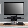 Ameriwood Home Galaxy TV Stand with Mount for TVs up to 65'' Wide in Black