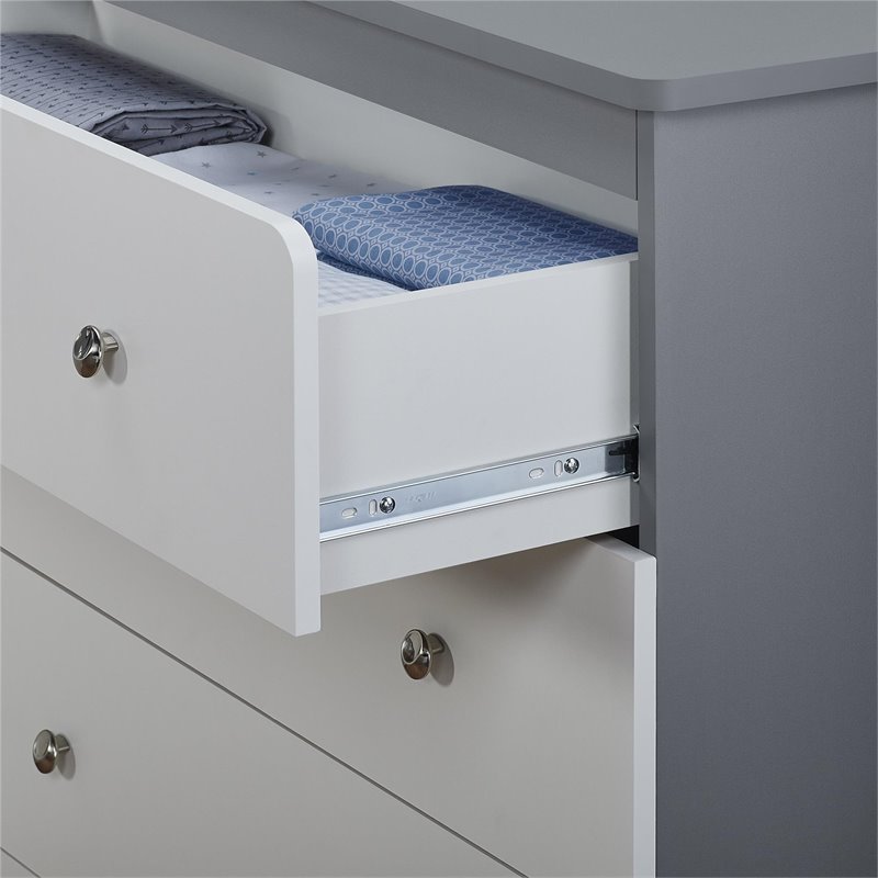 Lake Changing Table in Light Slate Gray