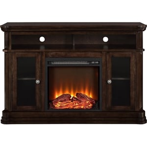 Altra Furniture Brooklyn 50&quot Fireplace TV Console in Espresso