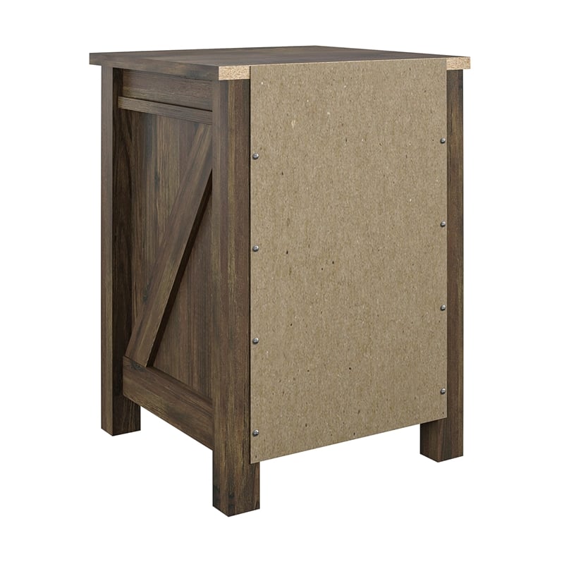 Altra Furniture Farmington Night Stand in Century Barn Pine