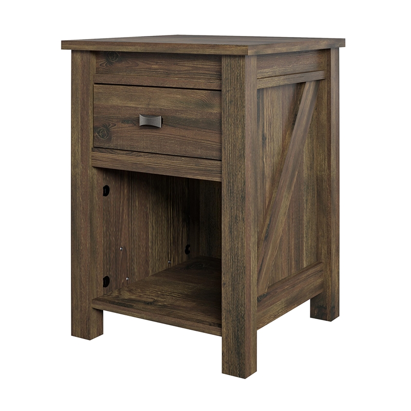 Altra Furniture Farmington Night Stand in Century Barn Pine