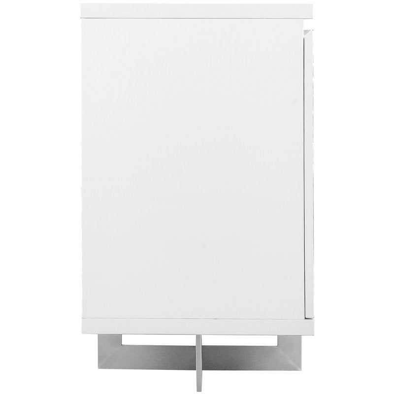 Mobital Remi Buffet in Matte White and Chrome