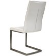 Mobital Duomo Faux Leather Dining Side Chair in White (Set of 2)