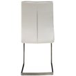 Mobital Duomo Faux Leather Dining Side Chair in White (Set of 2)
