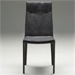 Mobital Harris Faux Leather Dining Side Chair in Gray (Set of 2)
