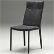 Mobital Harris Faux Leather Dining Side Chair in Gray (Set of 2)