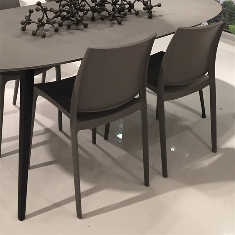Mobital Vata Dining Side Chair in Gray (Set of 4)