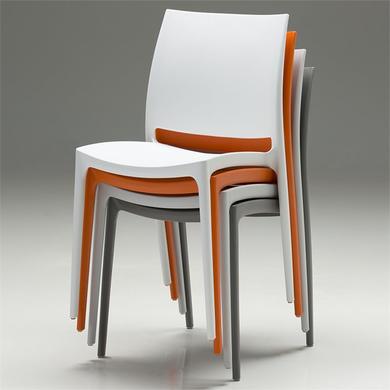 Mobital Vata Dining Side Chair in Gray (Set of 4)