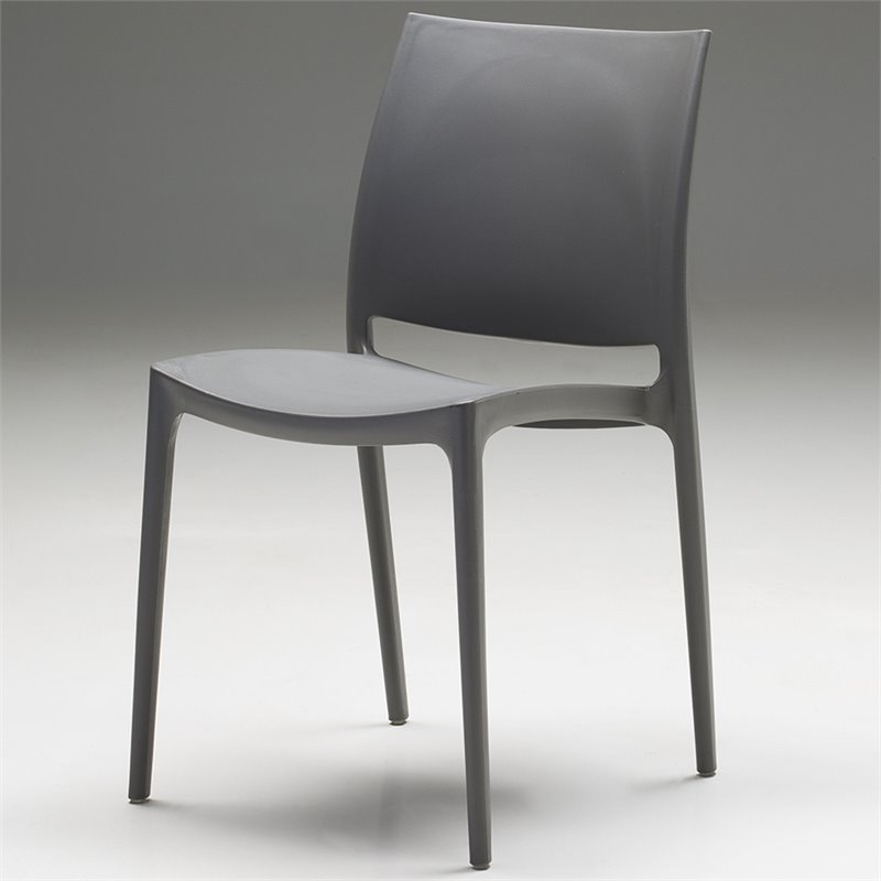 Mobital Vata Dining Side Chair in Gray (Set of 4)