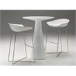 Mobital Maldives Patio Bar Table in White and Gray