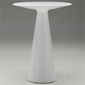 mobital maldives patio bar table in white and gray