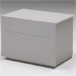Mobital Vex 2 Drawer Nightstand in Matte Stone