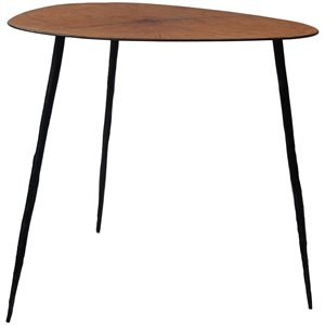 Mobital Oakley 20&quot End Table in Oak and Black