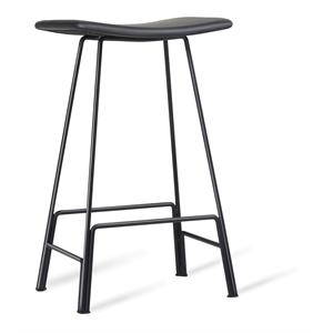 Mobital Canaria 29.5&quot Modern Metal Bar Stool with Powder Coated Steel in Black