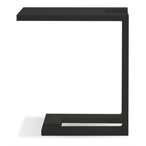 Mobital Ambleside Modern Metal and Aluminium End Table in Black