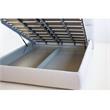 Mobital Lunar Modern Polyester Blend Fabric King Storage Bed in Gray Tweed