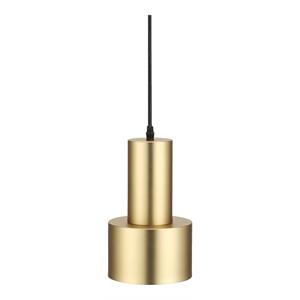 Mobital Magnum Modern Metal Pendant Lamp with Matte Black Stem in Brass