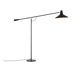 Mobital Cantelevor Modern Metal Floor Lamp with Aluminium Lampshade in Black