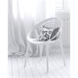Mobital Gravely Modern Polypropylene Plastic Arm Chair in White (Set of 4)