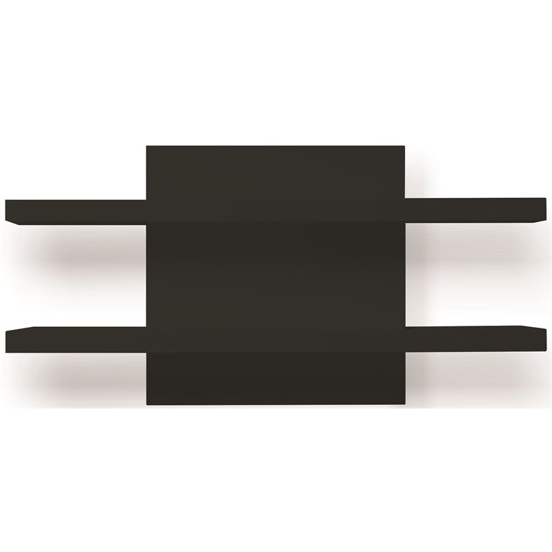 Mobital Cargo Wood Wall Unit with Bevel Mounting Hardware in Matte Black