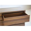 Mobital Blanche Modern Wood Soft-Close Double Dresser in Natural Walnut