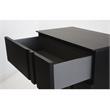 Mobital Carbon Modern Wood Right Side Facing Night Table in Matte Black