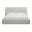 Mobital Lunar Modern Polyester Blend Fabric Queen Storage Bed in Gray Tweed