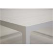 Mobital Tofino Modern Metal and Aluminium Coffee Table in White