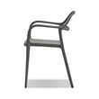Mobital Chewie Arm Chair Grey Set Of 4