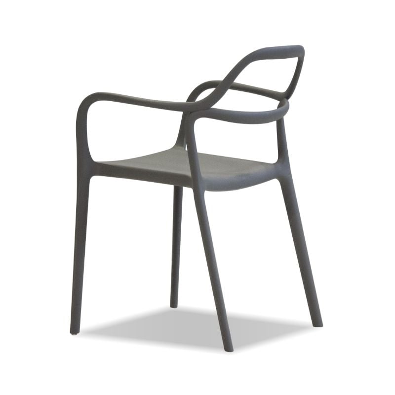 Mobital Chewie Arm Chair Grey Set Of 4