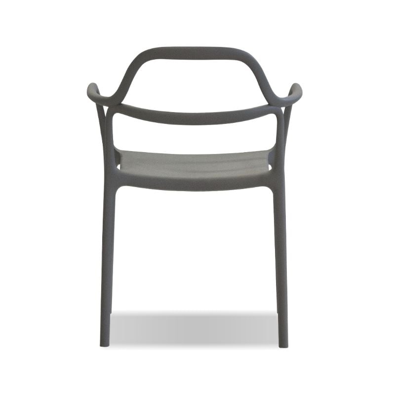 Mobital Chewie Arm Chair Grey Set Of 4