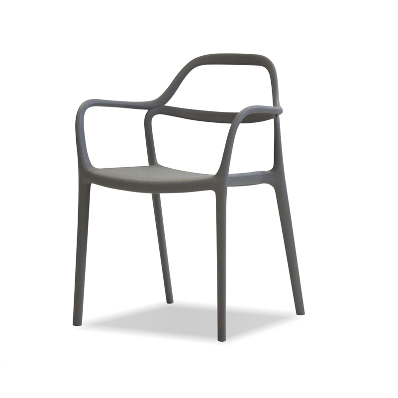 Mobital Chewie Arm Chair Grey Set Of 4