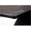 Mobital The W Dining Table Carrera Ceramic on Glass- Black  Frame