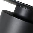 Mobital Rook Modern Aluminum Coffee Table Powder Coated in Matte Black
