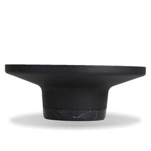 Mobital Spacer Modern Aluminum Top Coffee Table Powder Coated in Black