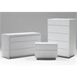 Mobital Savvy 3 Drawer Extension Dresser in White
