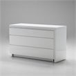 Mobital Savvy 3 Drawer Extension Dresser in White