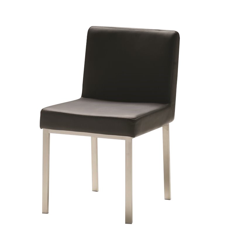 Mobital Tarna Faux Leather Dining Chair In Black Dch Tarn Blac Mobital Tarna Faux Leather Dining Chair In Black