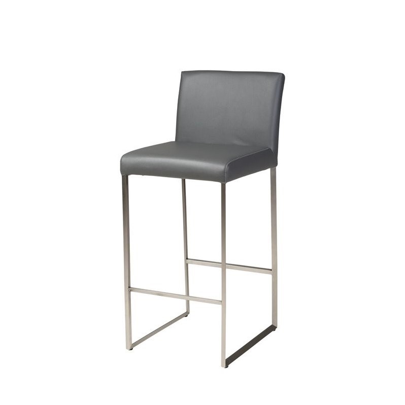 Mobital Tate Faux Leather 26 Counter Stool In Gray Dcs Grel Mobital Tate Faux Leather 26
