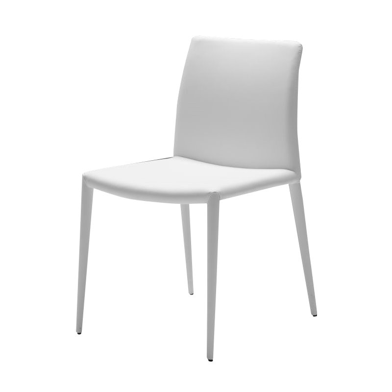 Pure white dining chairs hot sale