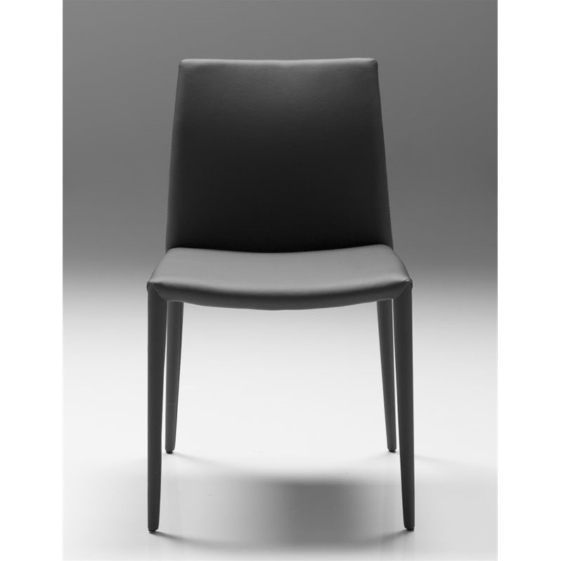 Mobital Zeno Faux Leather Dining Chair In Gray Dch Grey Mobital Zeno Faux Leather Dining Chair In Gray