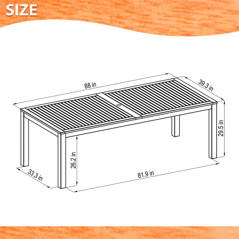 International Home Miami Corp Amazonia 9Piece Patio Dining Set in