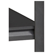 Hirsh 3200 Riveted Metal Shelving 4-Shelf Unit 18Dx36Wx60H Gunmetal Gray/Black