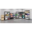 Iron Horse 3800 Riveted Metal Shelving 5-Shelf 24Dx48Wx84H Black